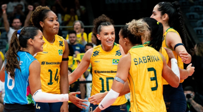 Seleção feminina do Brasil dá aula de vôlei para a Venezuela e decreta guerra por vaga olímpica para Los Angeles-2028!