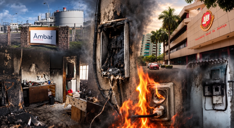 Aparelhos queimados e casas em risco: MPAM abre investigação contra a Âmbar Energia após onda de fumaça e apagões