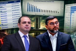 A farra dos empréstimos: Dívida pública do Amazonas sobe para R$ 7,5 bilhões após gestão desastrosa de Wilson e Cidade
