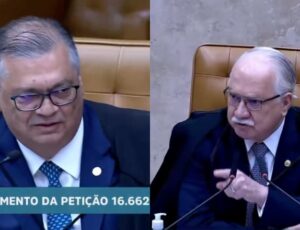 Bate-boca: Flávio Dino desafia autoridade de Fachin e ministros discutem em meio ao julgamento de Alexandre de Moraes
