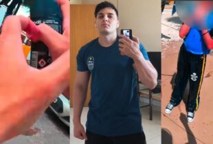 Motoboy que tomou mais de 40 picadas para salvar menina de enxame de abelhas vira herói nacional; veja vídeo