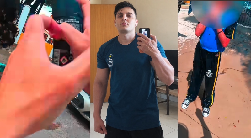Motoboy que tomou mais de 40 picadas para salvar menina de enxame de abelhas vira herói nacional; veja vídeo