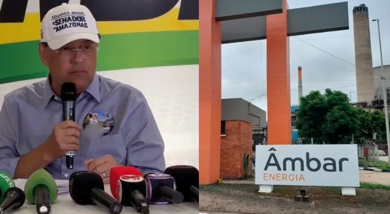 Ação popular movida por Eduardo Braga suspende privilégios da Âmbar Energia e exige transparência no sistema elétrico do AM; veja vídeo