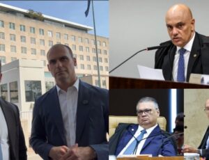 Eduardo Bolsonaro fala sobre possibilidade da volta da aplicação da Lei Magnitsky contra Moraes, Dino e Gilmar Mendes; veja vídeo