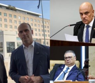 Eduardo Bolsonaro fala sobre possibilidade da volta da aplicação da Lei Magnitsky contra Moraes, Dino e Gilmar Mendes; veja vídeo