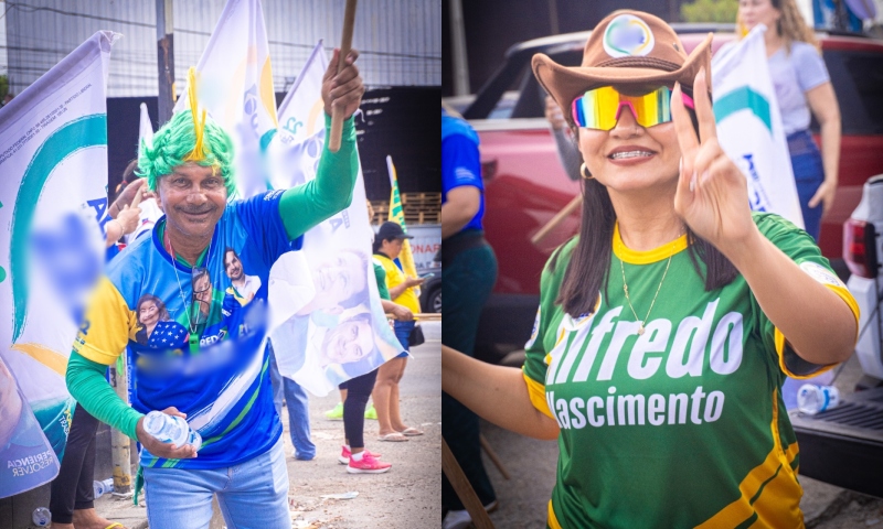 “Banzeiro do Alfredão”: caminhada de Alfredo Nascimento movimenta bairros de Manaus