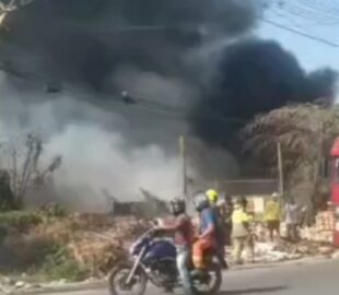 Urgente: Incêndio de grandes proporções atinge área no Distrito 2; veja vídeo