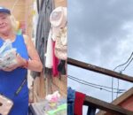 Temporal arranca telhado em Tabatinga e moradora afirma ter recebido apenas pregos da Defesa Civil