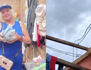 Temporal arranca telhado em Tabatinga e moradora afirma ter recebido apenas pregos da Defesa Civil