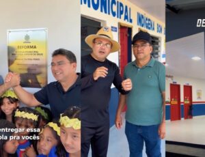 Prefeito Darlan Taveira inaugura quatro escolas e transforma a educação em áreas indígenas de Barreirinha; veja vídeo