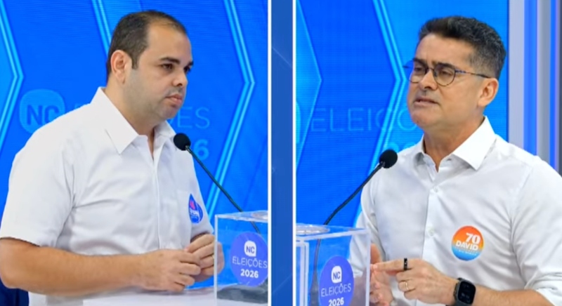David Almeida cobra Roberto Cidade sobre saúde, economia e cita R$ 245 bilhões em recursos durante debate na TV Norte
