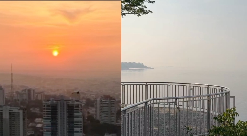 Ar tóxico e calor infernal: Manaus atinge pior nível de fumaceira de 2026 após recorde de calor; veja dados