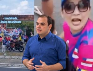 Roberto Cidade não protege seus ativistas: trabalhadora é brutalmente atropelada durante bandeiraço na Cidade Nova; veja vídeo