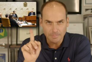 Grave: Eduardo Bolsonaro diz que Ministros envolvidos no Caso Master estão arquitetando anular eleições caso Flávio vença; veja vídeo