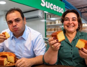 Desesperado após cair nas pesquisas, Roberto Cidade pede cassação de Maria do Carmo por causa de bolos de macaxeira; entenda
