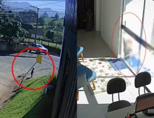 Bebê de 1 ano e 6 meses foge da creche e sai andando sozinho para buscar a mãe no trabalho; veja vídeo