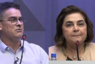 David Almeida diz que Maria do Carmo deve R$ 27 milhões em impostos e que ela é "um saco cheio de nada em propostas"; veja vídeo