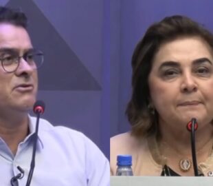 David Almeida diz que Maria do Carmo deve R$ 27 milhões em impostos e que ela é "um saco cheio de nada em propostas"; veja vídeo