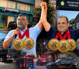 "Bateram recorde!": grupo político de Wilson Lima e Roberto Cidade é alvo da 4ª operação da PF antes das eleições