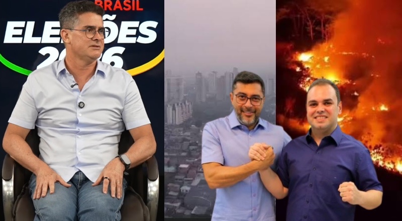 “Você acha que é normal isso?”: David Almeida critica Wilson Lima e Roberto Cidade por falta de ações para combater as queimadas no Amazonas