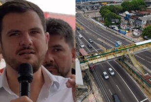 De cara nova: Prefeito Renato Junior libera passarela do Santos Dumont após reconstrução; veja vídeo