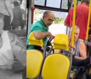 Tudo filmado: passageiro agoniza até a morte dentro do ônibus após ser atingido durante tiroteio; vídeo