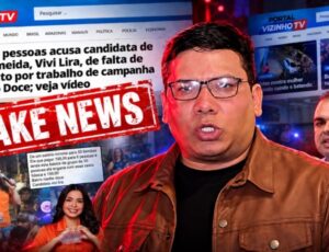 Financiado por Roberto Cidade, blog “Vizinho TV” publica fake news contra candidata Vivi Lira e passa vergonha ao ser desmentido