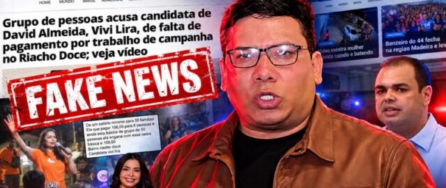 Financiado por Roberto Cidade, blog “Vizinho TV” publica fake news contra candidata Vivi Lira e passa vergonha ao ser desmentido