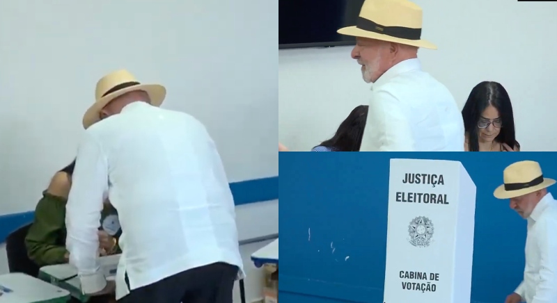 Agora: presidente Lula vota em São Bernardo do Campo neste domingo de eleições