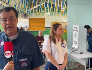 Eduardo Braga vota em Manaus e afirma: "A cadeira que eu represento no Congresso Nacional é do povo do Amazonas"; vídeo