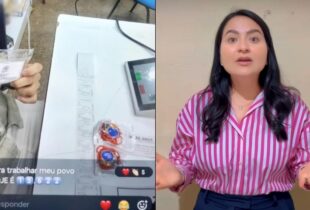 Mesário é denunciado por fazer propaganda da candidata Luana Ferraz, esposa do prefeito de Iranduba, durante votação