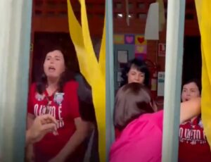 Michelle Bolsonaro é atacada por petista durante votação: “Eu te odeio no inferno!”; veja vídeo