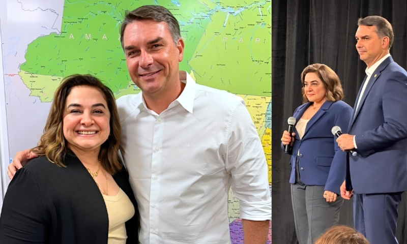 No 2º turno, Flávio Bolsonaro deve ampliar apoio a Maria do Carmo no Amazonas