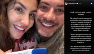 Veja o que ela disse: O pronunciamento oficial de Jheny Santucci ao revelar separação de Arthur Aguiar mesmo grávida