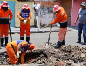 Com resposta rápida e trabalho prestado a Prefeitura de Manaus recupera drenagem destruída no bairro São José Operário