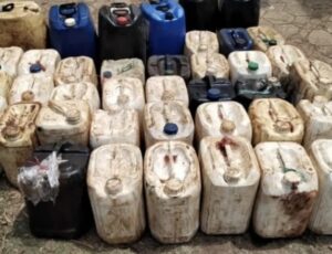 Operação de segurança apreende combustível e equipamentos durante ação na fronteira
