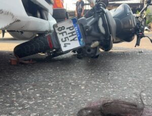 Motociclista salva passageira de ser atingida por carreta em grave acid3nte na Cosme Ferreira