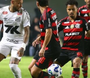 Santos x Flamengo entram em campo; saiba onde assistir ao vivo e prováveis escalações