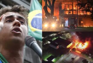 Nikolas Ferreira vai processar petistas que mentiram sobre incêndio em universidade ser "provocado por bolsonaristas"; vídeo