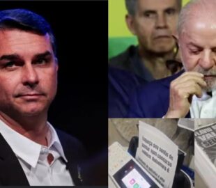 Impressão em série de panfletos contra Flávio Bolsonaro escancara a guerra suja eleitoral no Nordeste; veja vídeo