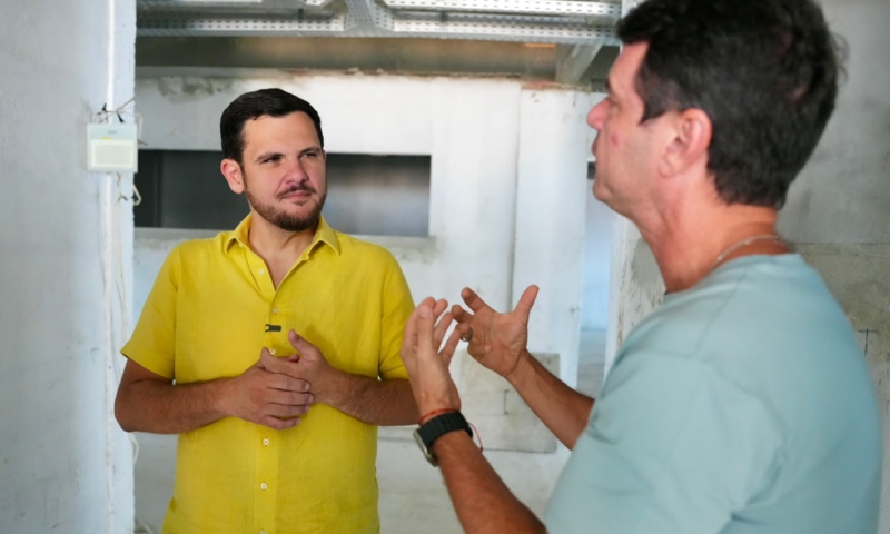 Prefeito Renato Junior vistoria obras do Caps no Lago Azul e garante ampliação da rede de atenção psicossocial do município