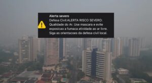 Manaus está sufocada nesta sexta-feira e Defesa Civil emite alerta severo para qualidade do ar