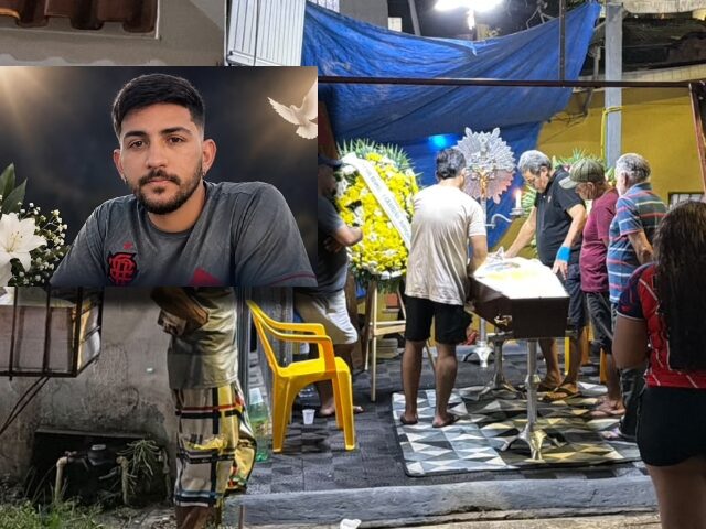 Dor, lágrimas e pedidos de justiça marcam velório de Henrique ‘Balão’ no bairro Alvorada, em Manaus; veja vídeo