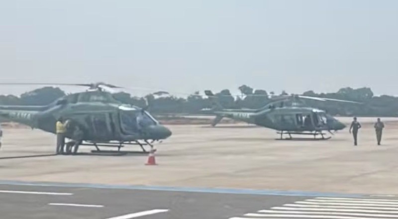 Finalmente: primeiros helicópteros para combater queimadas no Amazonas chegam a Manaus