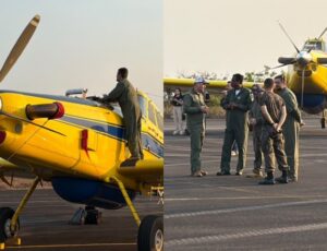 Antes tarde do que nunca: aviões do Governo Federal chegam para combater incêndios no Amazonas; veja vídeo
