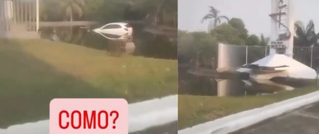 Fogo na paixão, água no motor: motorista faz 'timbum' com o carro em motel em Manaus; veja vídeo