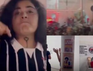 Esquerdopatas barraqueiros surtam ao serem filmados divulgando mentiras sobre Flávio Bolsonaro; veja vídeo