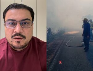 Prefeito José Thomé recebe da Potássio do Brasil mais três caminhões-pipa para combater queimadas e atender aldeias indígenas em Autazes