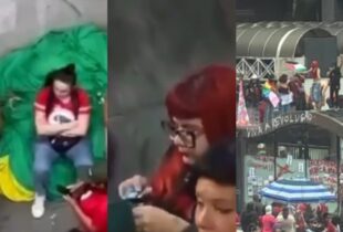 “Até pó rolou!”: vídeos mostram sujeira, pichações e depredação durante ato pró-Lula na Paulista