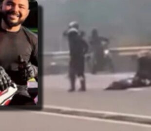 Motociclista sofre acidente trágico após perder controle e bater em proteção metálica